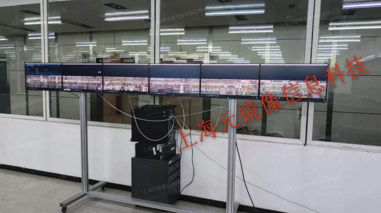 Production line panoramic system deployment diagram